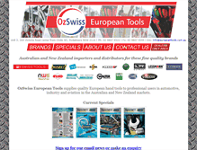 Tablet Screenshot of europeantools.com.au